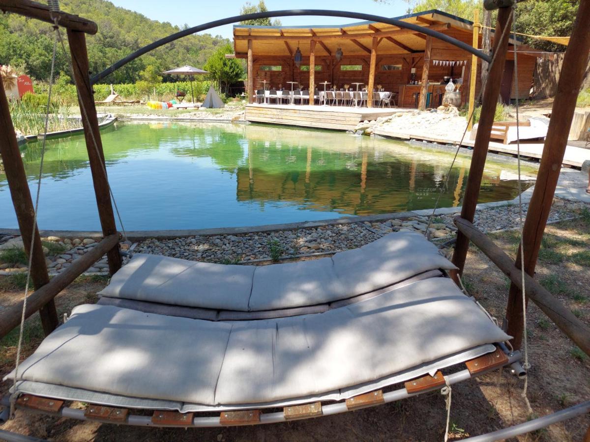 Ferienwohnung L'Etang Des Cigales Uchaux Exterior foto